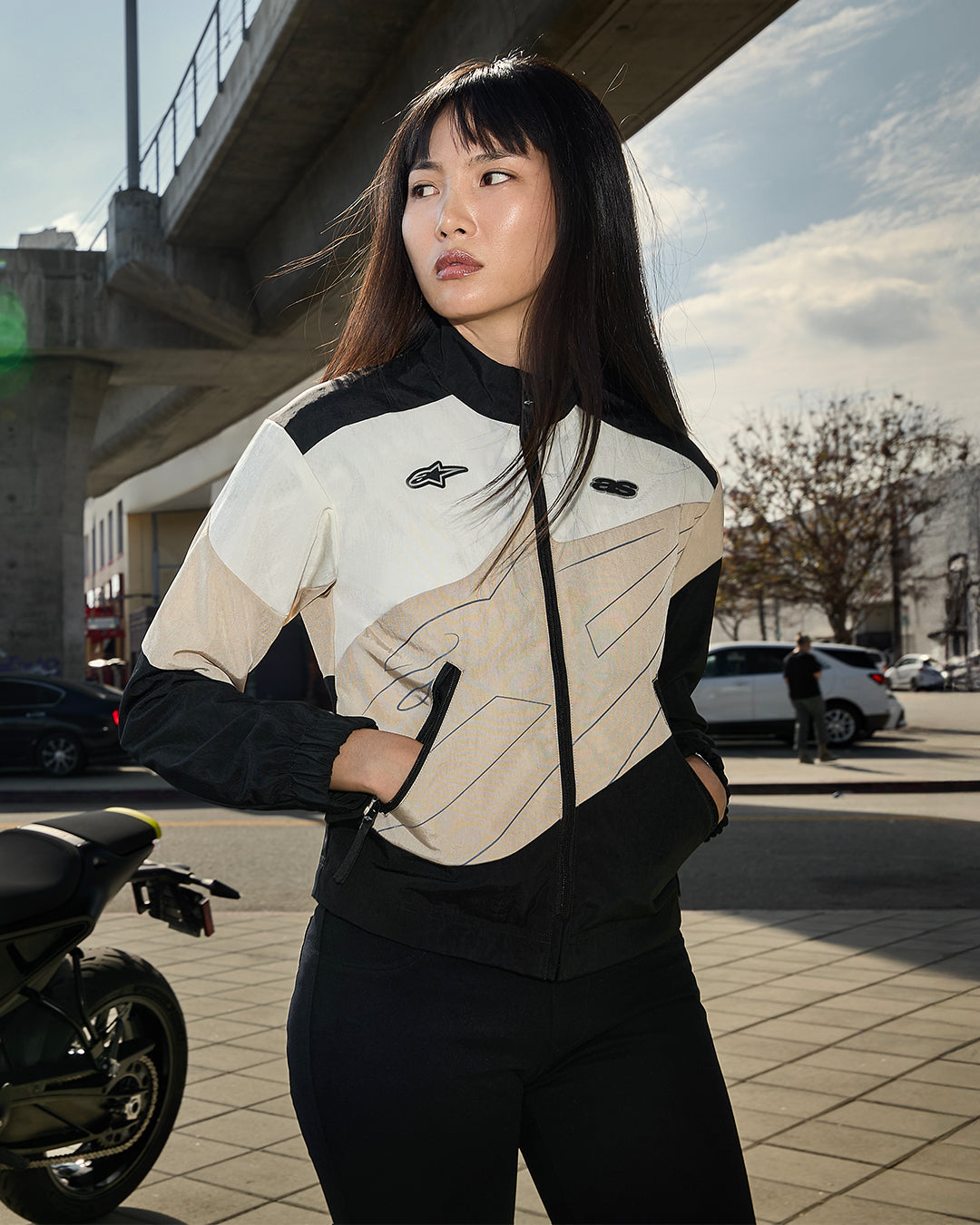 StellaMcCartneyTerrexジャケット Stella Moshell - Pink Motorcycle Jacket | Alpinestars®