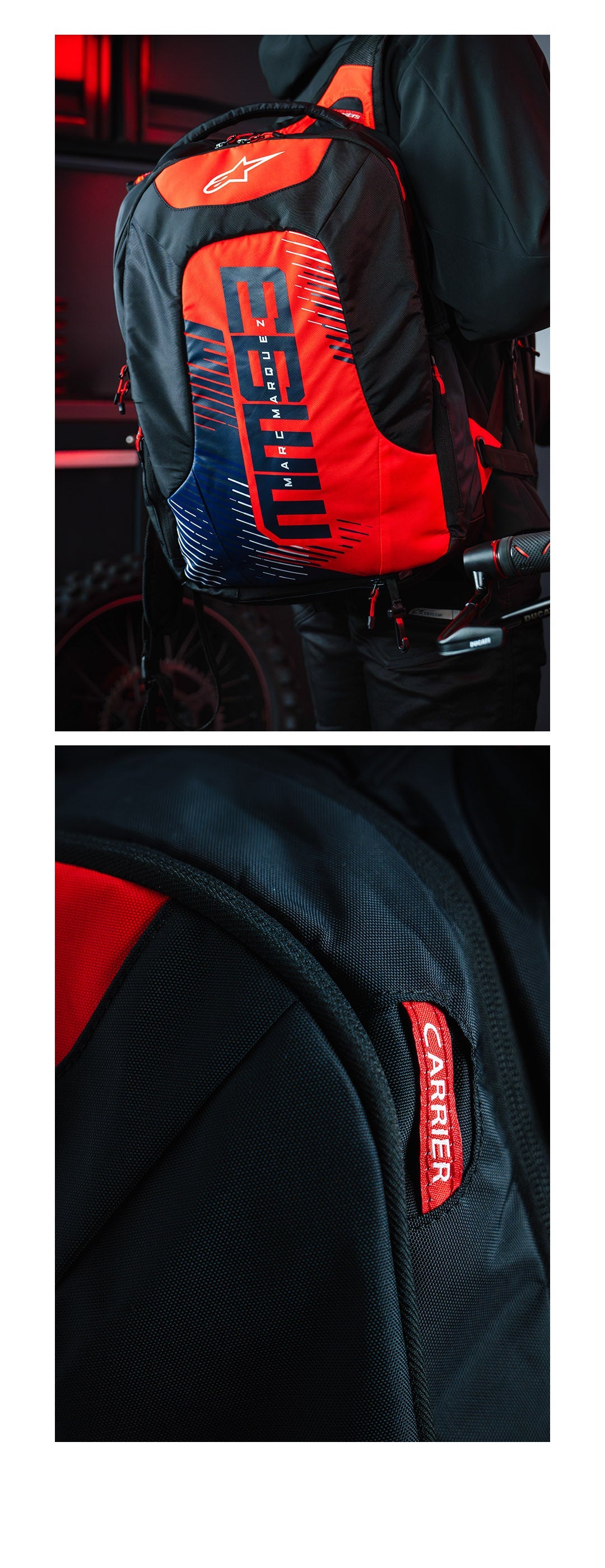 MM93 City Hunter V2 - Black Motorcycle Backpack | Alpinestars®