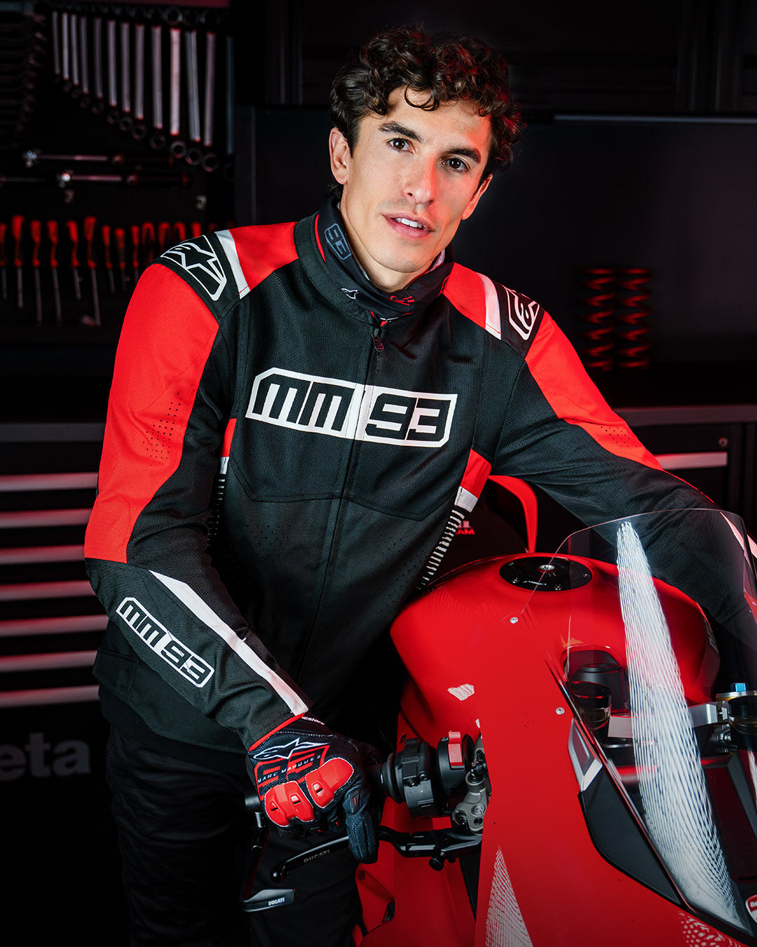 MM93 T-SPS Air V2 - Blue Motorcycle Jacket | Alpinestars®