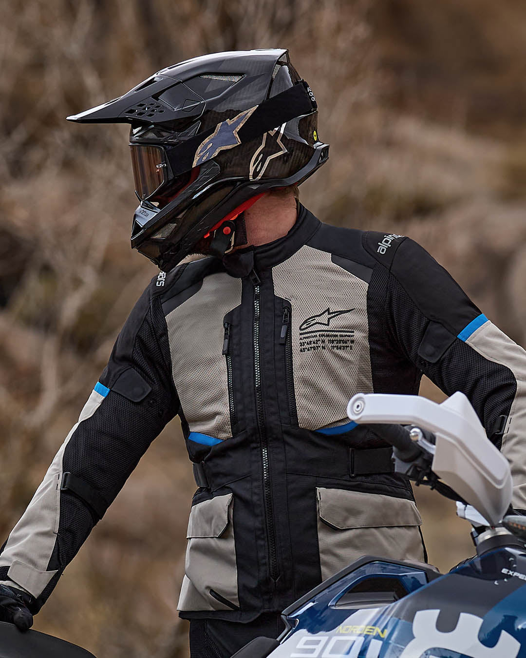 Andes Air Drystar® - Blue Motorcycle Jacket | Alpinestars®