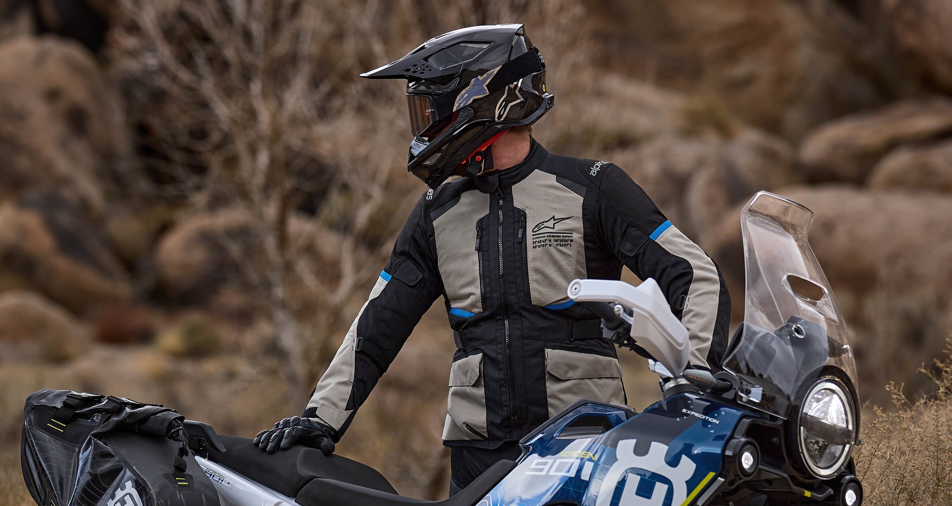 Andes Air Drystar® - Blue Motorcycle Jacket | Alpinestars®