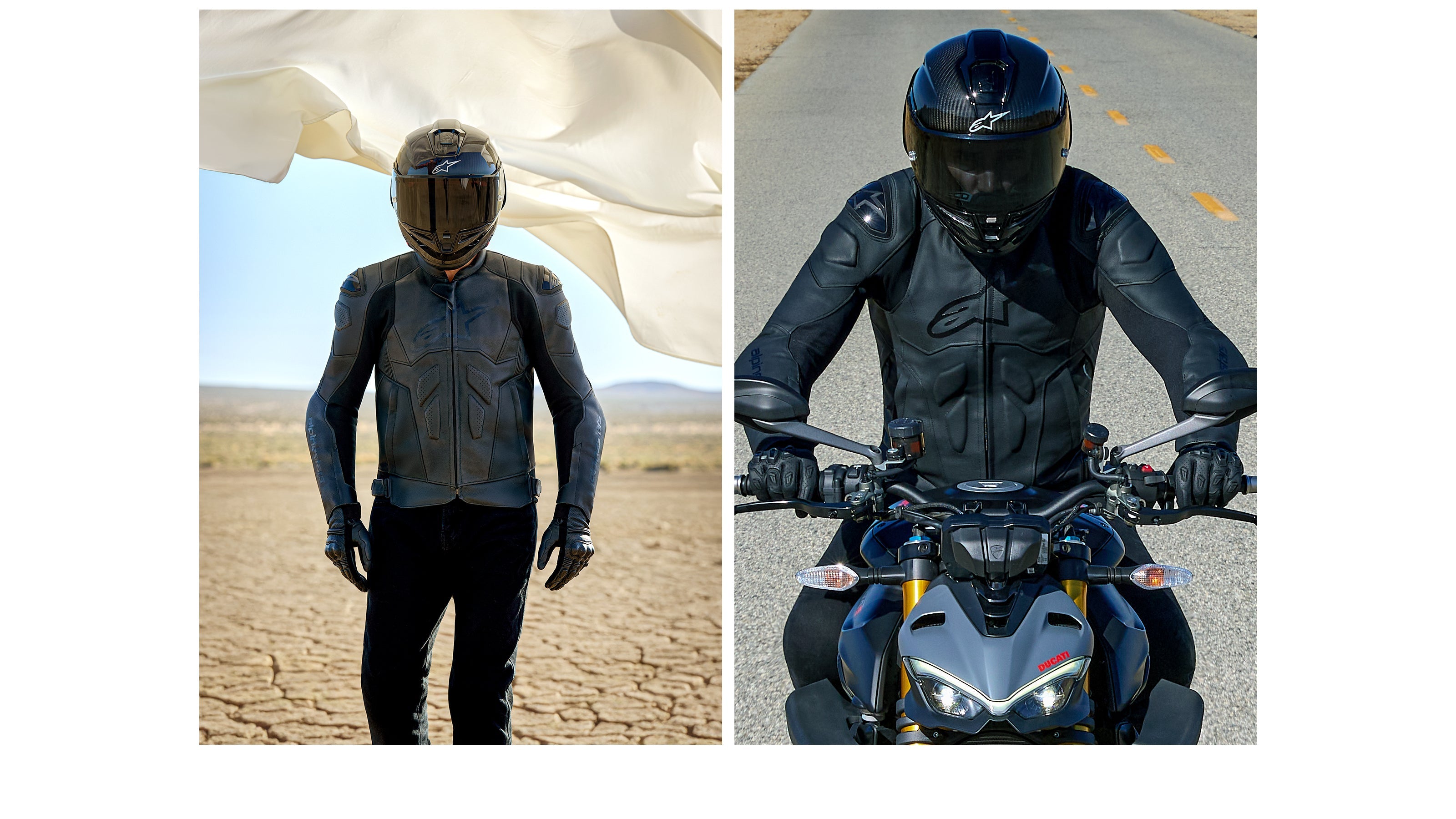 Dusk - Black Motorcycle Jacket | Alpinestars®