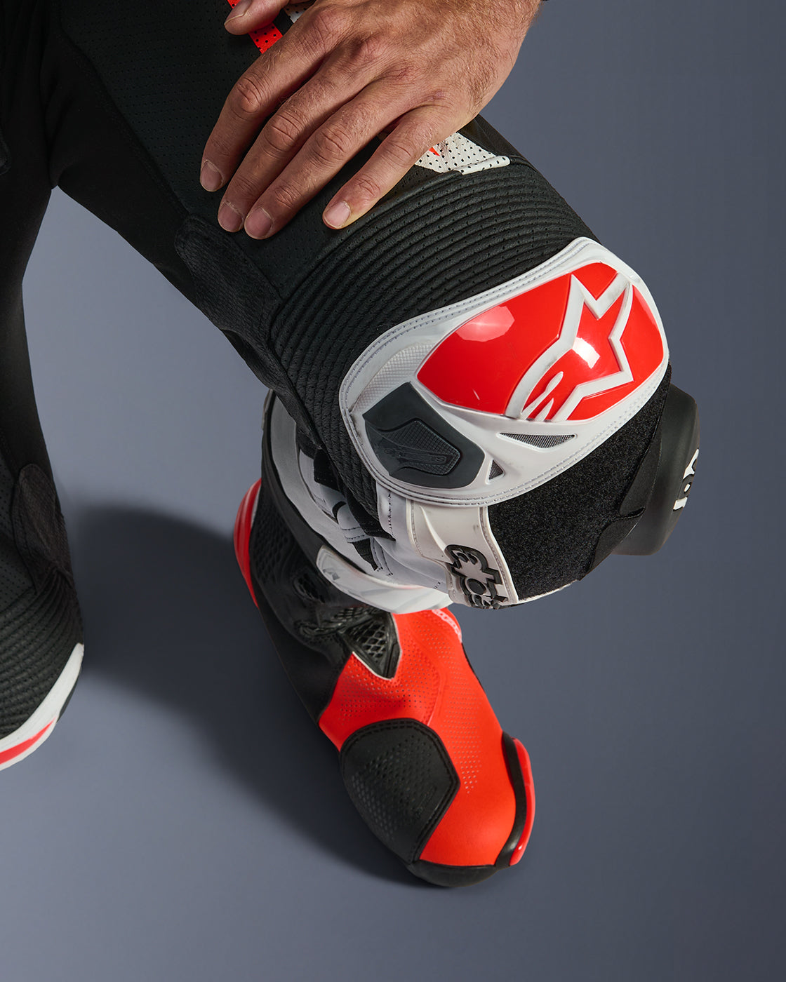 GP Tech V5 - Black Motorcycle Suit | Alpinestars®