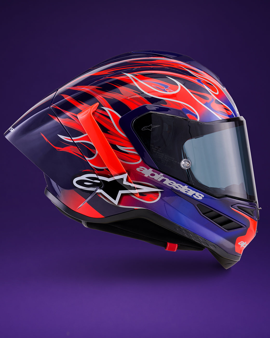 Supertech R10 LE Flyte - Purple Motorcycle Helmet | Alpinestars®