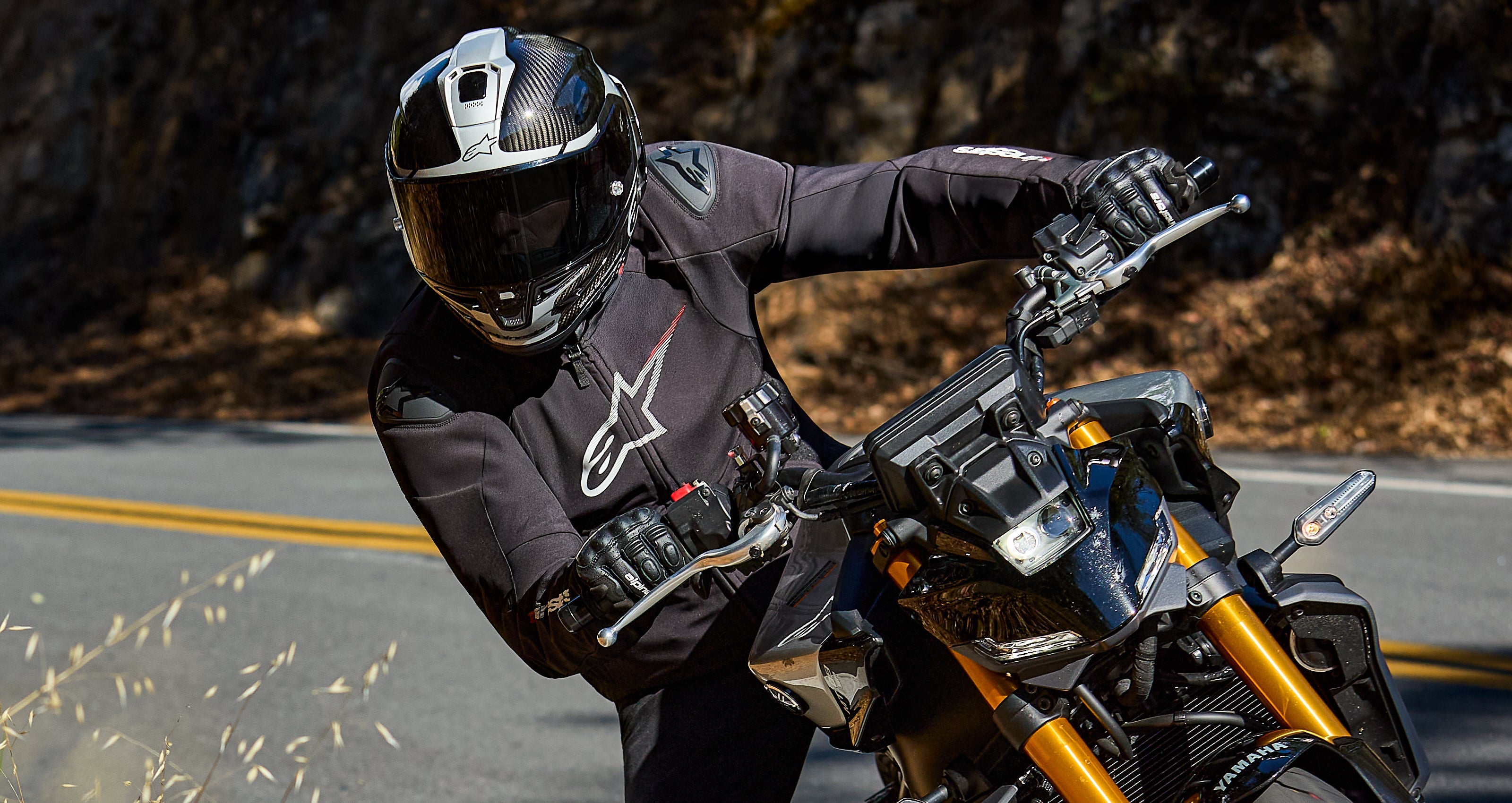 SMX Waterproof - Black Motorcycle Jacket | Alpinestars®