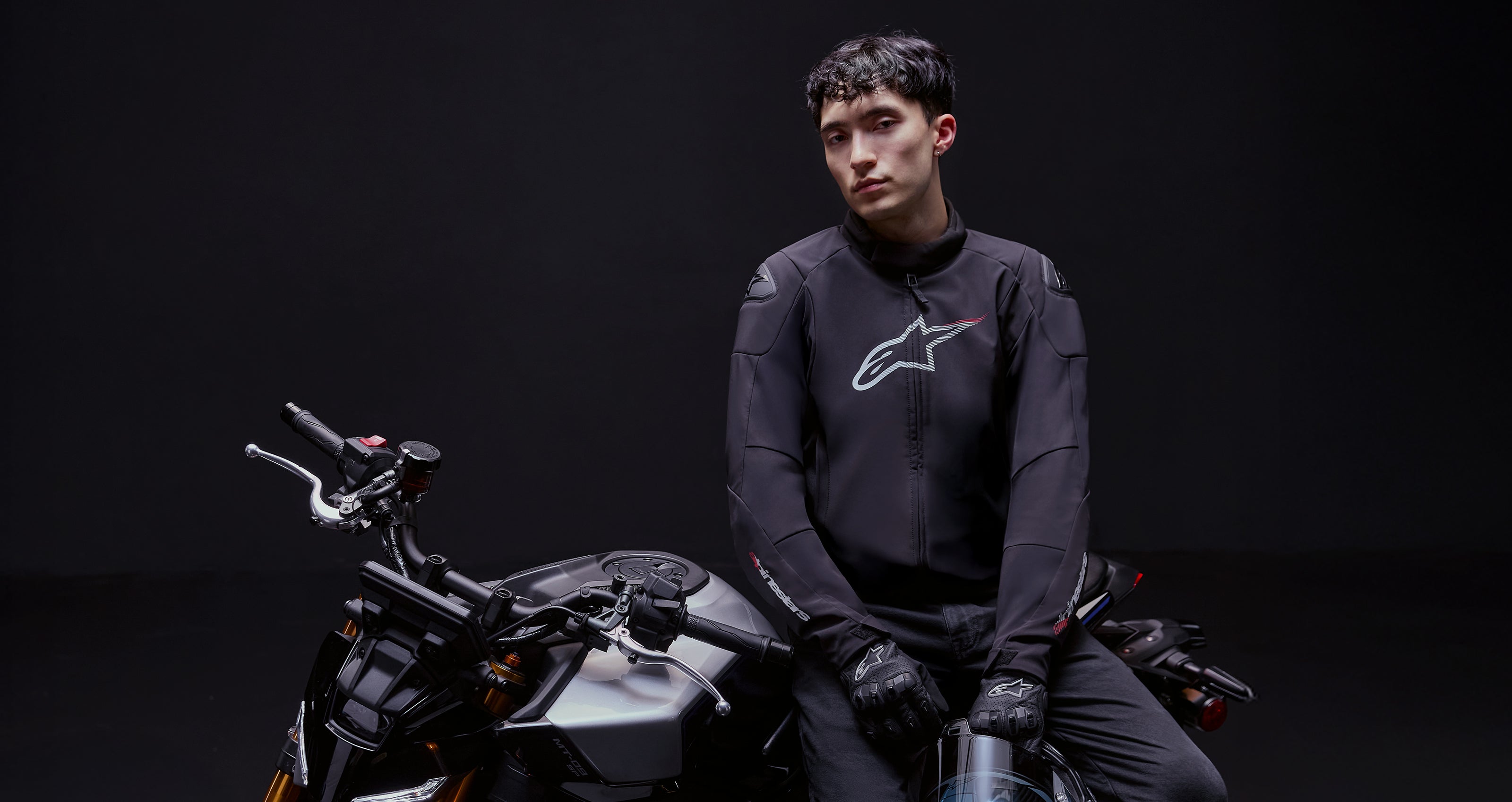 SMX Waterproof - Black Motorcycle Jacket | Alpinestars®