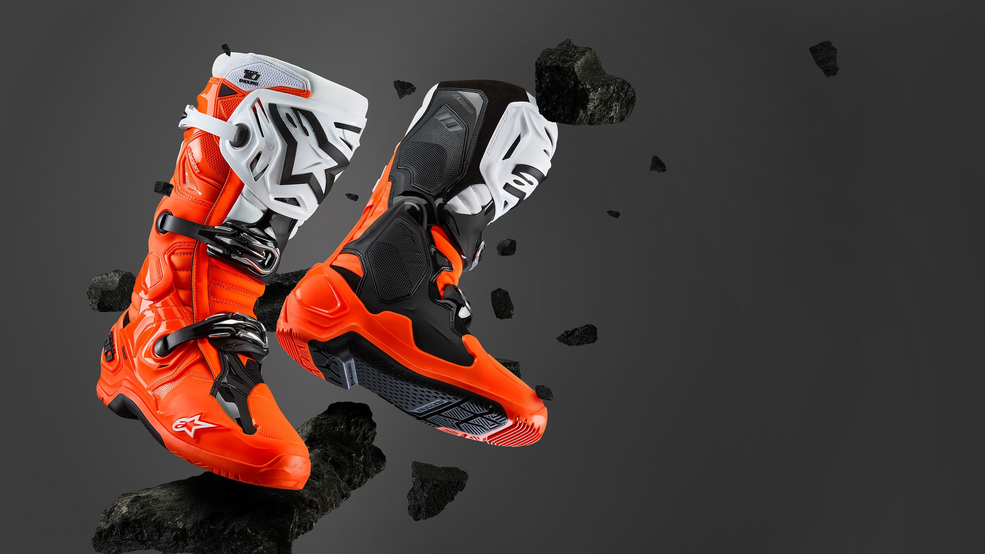 Tech 10 Enduro - Bright Red MX Boots | Alpinestars®