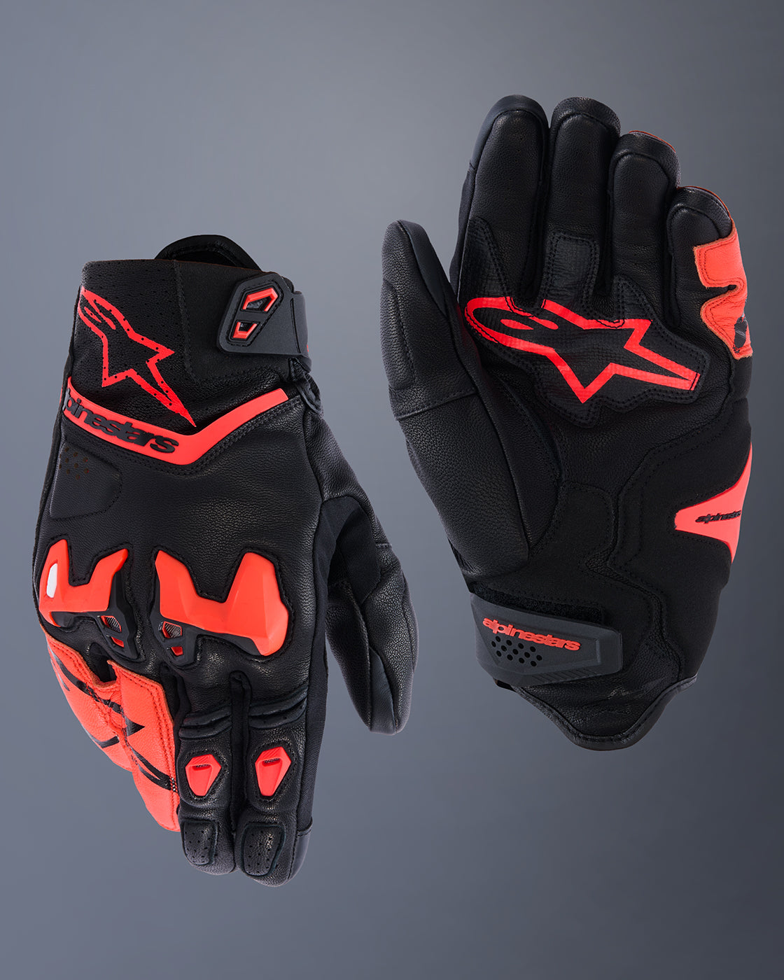 SP-R Tech - Red Motorcycle Gloves | Alpinestars®