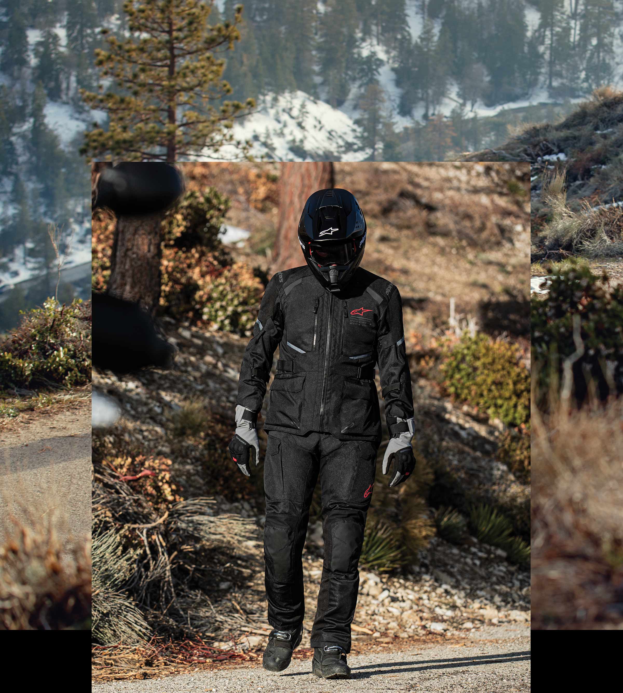 Andes Air Drystar® - Gray Motorcycle Pants | Alpinestars®