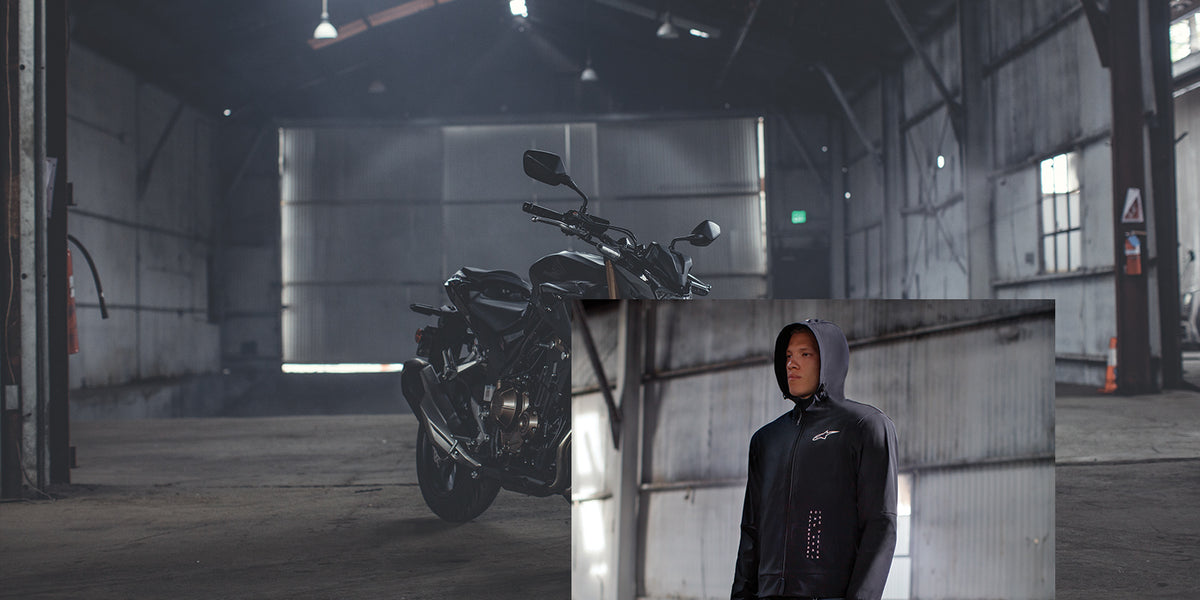 Radium Tech Hoodie - Black Motorcycle Jacket | Alpinestars®