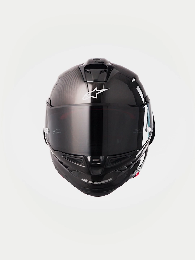 Supertech R10 Solid - Black Motorcycle Helmet