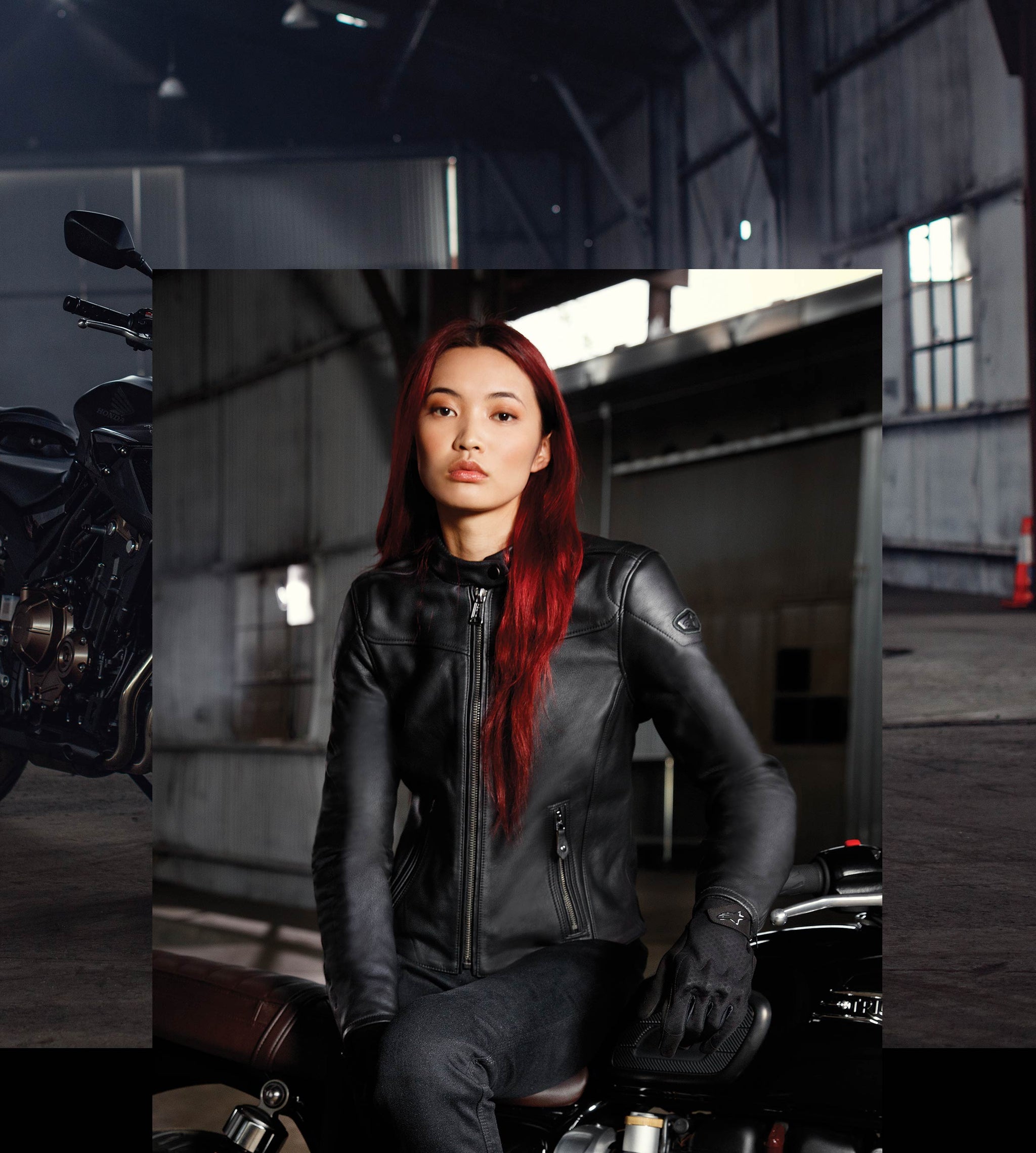 Tory Women Leather Jacket BLACK CONTEMPORARY Jackets