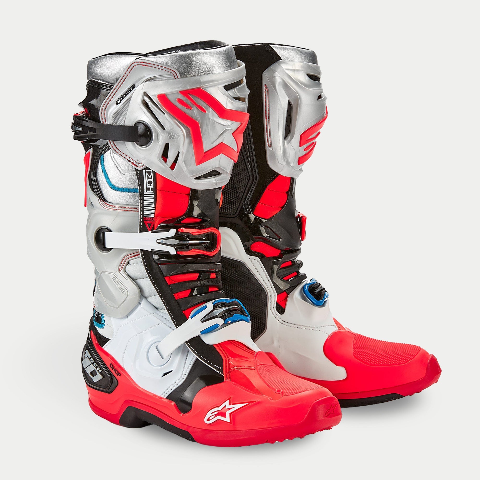 Botas De Moto Tech 7 Boots Rojo Eu 42 Hombre Alpinestars