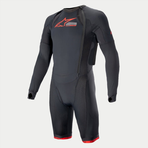 Tech-Air® System Base Layer XS / Black/Bright Red